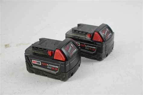 Milwaukee Battery Packs, 2 Pieces | Property Room