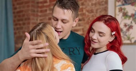 BFFs In A Threesome That Is Bound To Make Him Cum Again ZB Porn