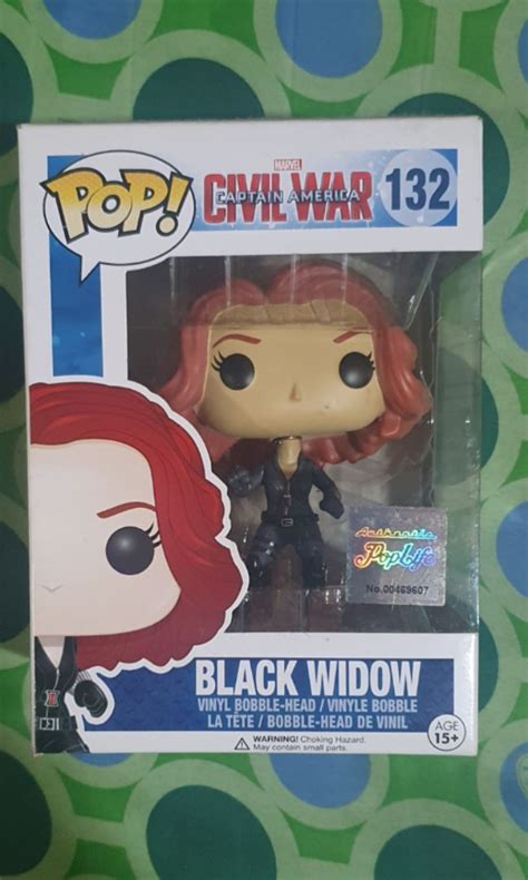 Black Widow Funko Pop, Hobbies & Toys, Toys & Games on Carousell