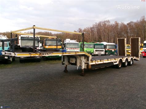 Naczepa Niskopodwoziowa King Axle Semi Lowbed Trailer T Ramps Na