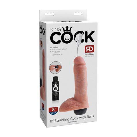 King Cock Spr Jte Dildo Med Testikler Sexnetto