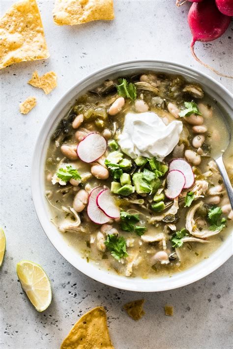 Green Chicken Chili Recipe Easy And Healthy Isabel Eats