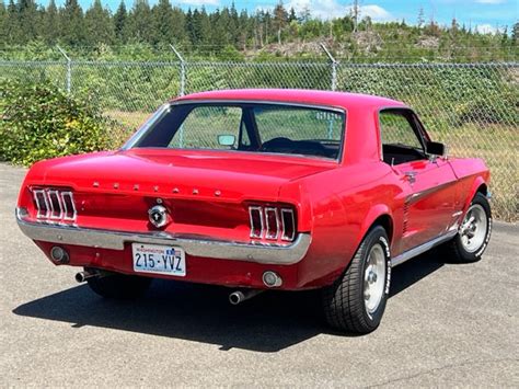 1967 Mustang Coupe Red 4 Speed | mainly-muscle-cars