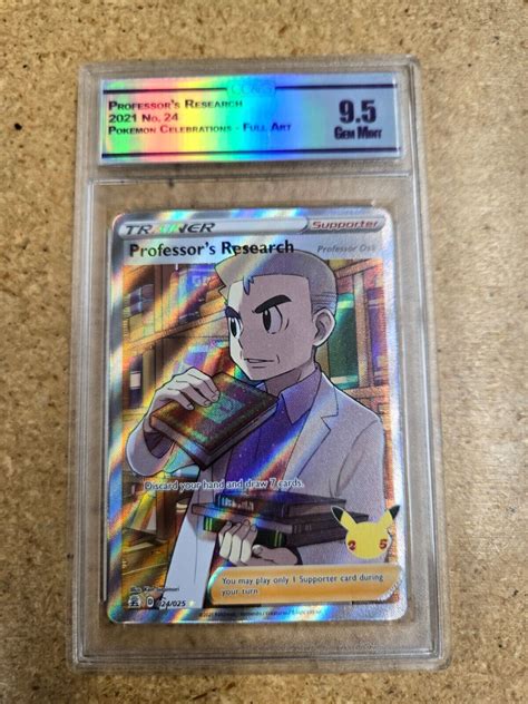 Pok Mon Professor S Research Full Art Celebrations Holo Ultra