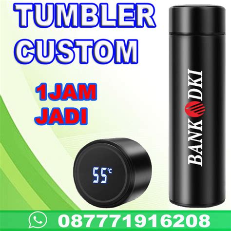 Jual Tumbler Grafir Laser Tumbler Sakura Led Suhu Custom Logo Polos