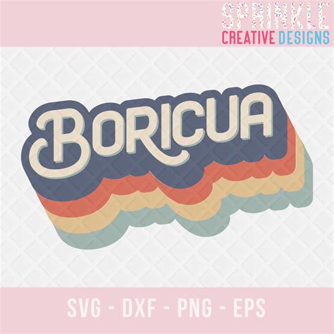 Layered Boricua Svg Spanish Svg Boricua Svg Silhouette Svg File Cricut Svg File Puerto Rican Svg