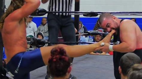 Wrestler Bites Hot Fighter S Toe ThisVid