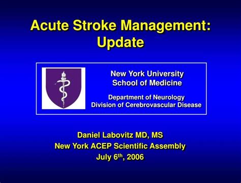 Ppt Acute Stroke Management Update Powerpoint Presentation Free Download Id 1371659