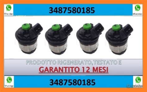 KIT 4 INIETTORI GPL LANDI RENZO X Volkswagen Fiat Opel TAPPO VERDE EBay