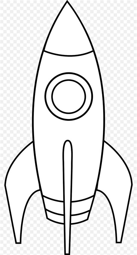 Rocket Spacecraft SpaceShipOne Black And White Clip Art, PNG ...