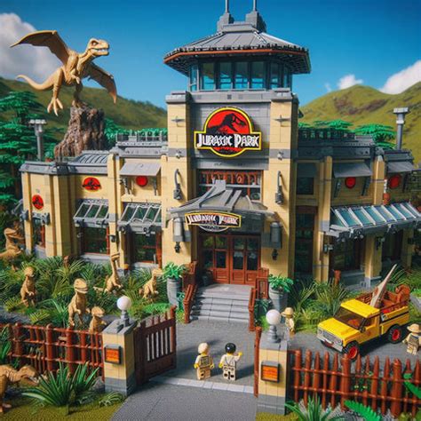 28 AI ideas for Lego MOCs Jurassic Park – How to build it