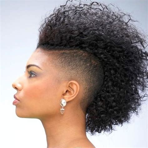 Pixie Mohawk Hairstyles For Black Women Mohawk Hairstyles For