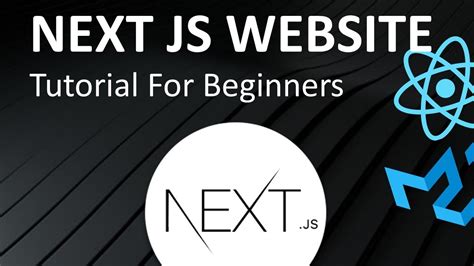 Next Js Website For Beginners Material Ui Next Js Project Series