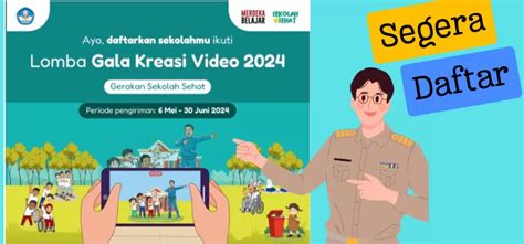 Info Kemdikbud Lomba Gala Kreasi Video Gerakan Sekolah Sehat 2024