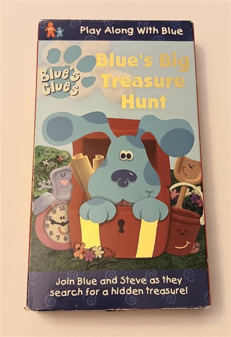 Blues Clues Blues Big Treasure Hunt Vhs Grelly Usa