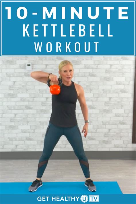 10 Minute Kettlebell Workout Circuit Get Healthy U Tv Kettlebell Workout Routines