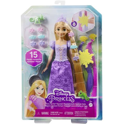 DISNEY PRINCESS Poupée Raiponce chevelure fabuleuse pas cher Auchan fr