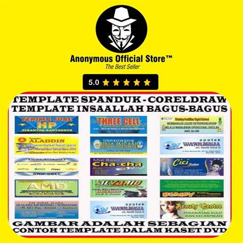 Jual Koleksi 500 Template Desain Banner Spanduk Premium Design Siap