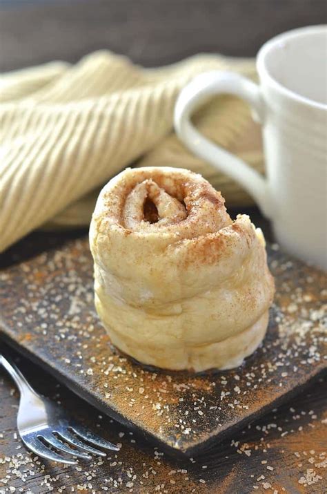 Cinnamon Roll In A Mug Oil Free And Super Easy A Virtual Vegan