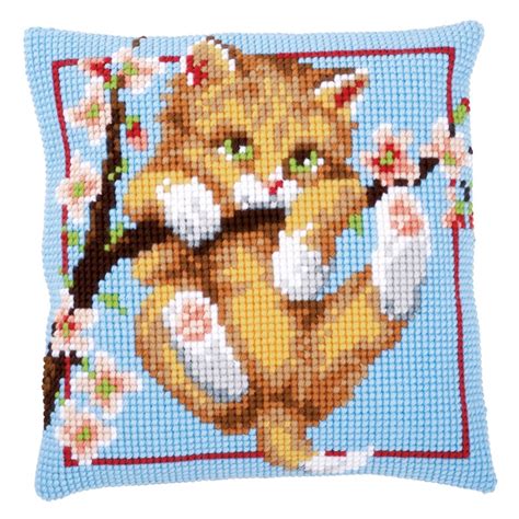 Hanging Chunky Cross Stitch Cushion Front Kit By Vervaco