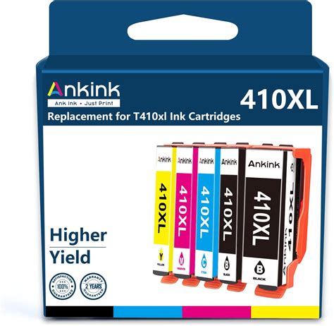 Amazon Ankink 410XL Ink Cartridges 5 Pack Replacement For Epson