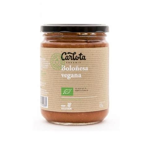 Boloñesa Vegana Bio 425g Carlota Organic con Ofertas en Carrefour