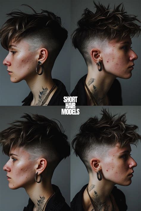 20 Cute Short Non Binary Haircuts In 2024 Short Hair Models