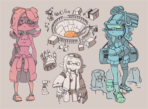 Tweet Di Y Agc Twitter Con Contenuti Splatoon Sketches