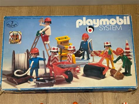 Playmobil En Boite Klicky Set Chantier Travaux Eur