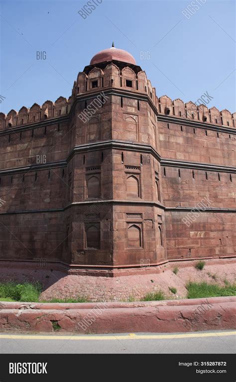 red fort lal qila image photo  trial bigstock