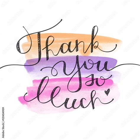 thank you so much Stock Vector | Adobe Stock