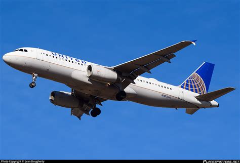 N Ua United Airlines Airbus A Photo By Evan Dougherty Id