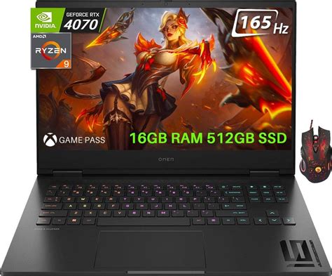 HP Laptop OMEN 16 para Juegos visualización FHD 165Hz de 16 Pulgadas