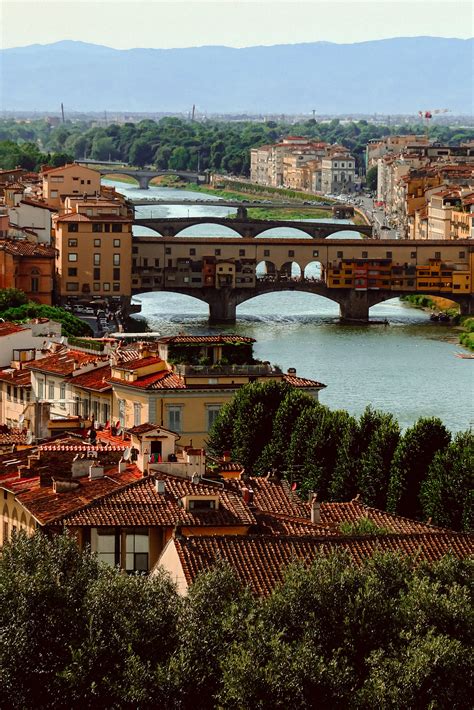 Aerial Photo of Ponte Vecchio in Florence · Free Stock Photo