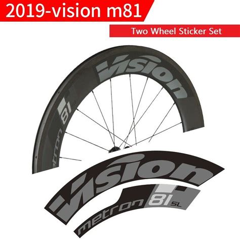 2019 Vision Metron M81 Road Bike Wheel Sticker For Cycling Race Decals