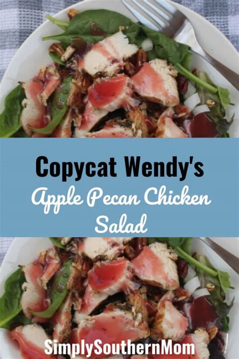 Copycat Wendy’s Apple Pecan Chicken Salad Recipe (Gluten Free) – Simply ...