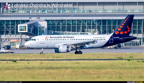 Oo Ssw Brussels Airlines Airbus A At Warsaw Frederic Chopin