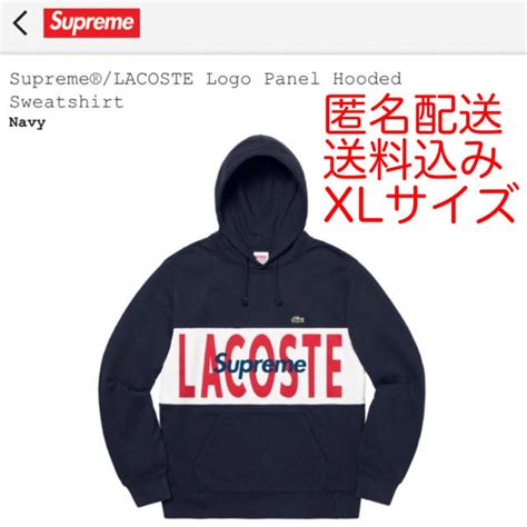 35％割引ブラック系 Xl Ll 税込 納品書付き 希少xl Supreme Lacoste パーカー パーカー トップスブラック系xl Ll Ota On Arena Ne Jp