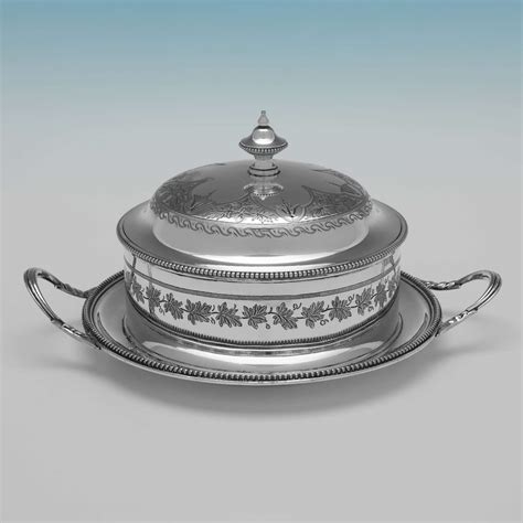 Butter Dishes In Antique Sterling Silver I Franks Presents Our