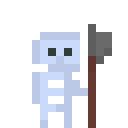 8 Bit Pixel Art Skeleton