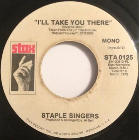 The Staple Singers I Ll Take You There 1972 Plastic Products