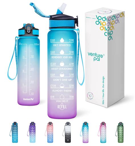 Buy Venture Pal Water Bottle With Straw Oz Water Bottles With Times