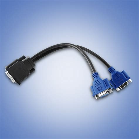 LYUMO DMS-59 Pin Male to 2 VGA 15 Pin Female Splitter Adapter Cable ...