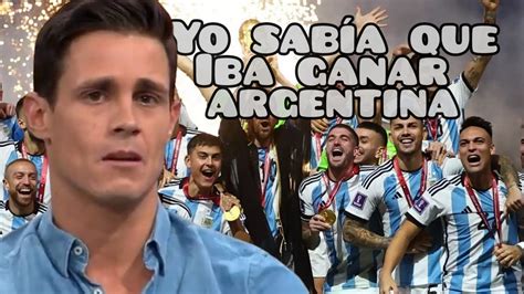 Reacción de Edu Aguirre tras ganar el mundial Argentina primeras