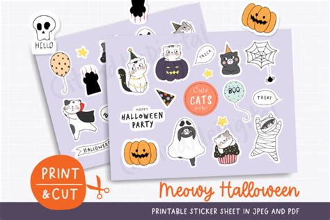 Clip Art Bundle Cute Cat Graphic By Catandme · Creative Fabrica