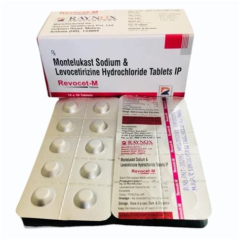 Montelukast Sodium Levocetirizine Hydrochloride Tablets Ip At Rs