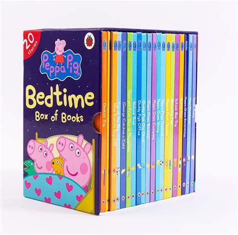 Peppa Pig Bedtime Box Of Books 20 Stories Ladybird Collection Box Set