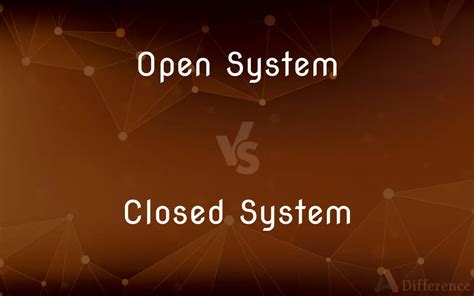 Open System vs. Closed System — What’s the Difference?