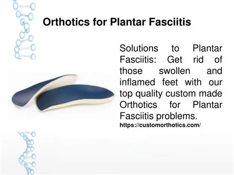 PPT - Orthotics for Plantar Fasciitis PowerPoint Presentation, free ...