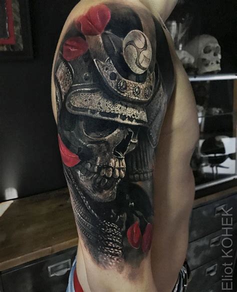 Samurai Skull Skull Tattoo Cool Forearm Tattoos Best Sleeve Tattoos